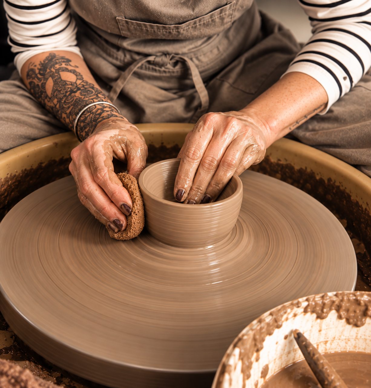 Handmade pottery and studio photography